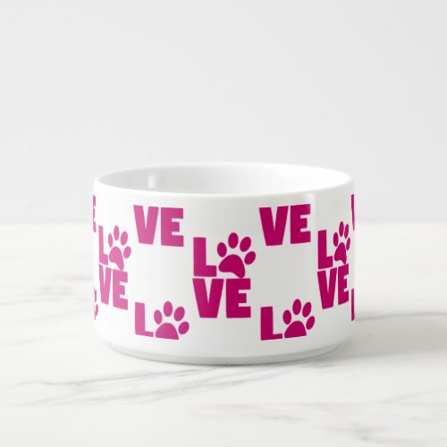 Cute Pet Lover Dinnerware - Unique Gift for Dog an Bowl