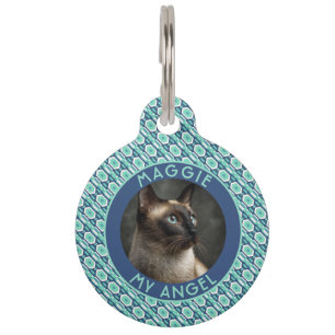 Cute Pet Lover Gift Tribal Motif ID Tag