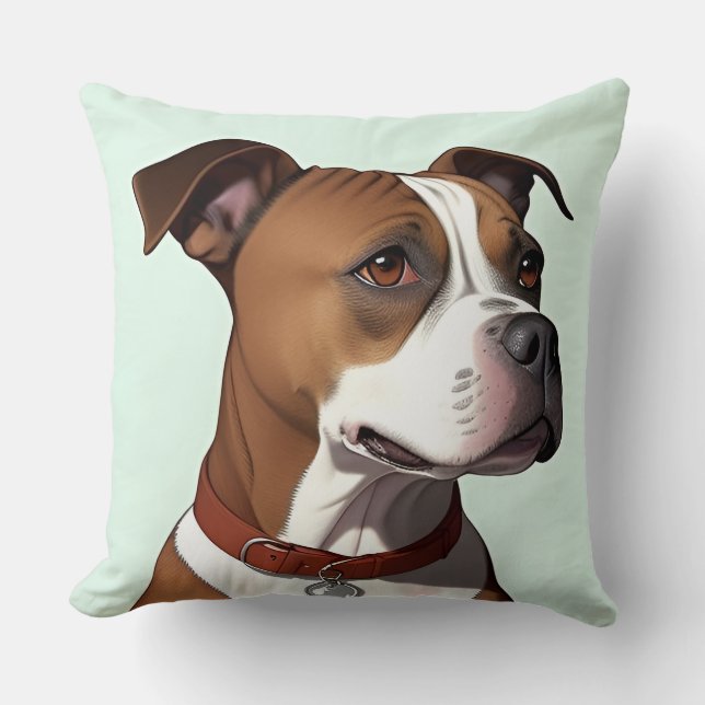 Cute Pet Lover Home Décor Gift Throw Pillow (Front)
