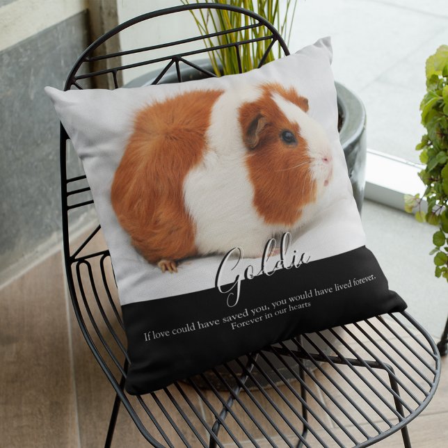 Cute Pet Memorial Throw Pillow (Creator Uploaded)