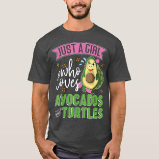Cute Pet Owner Just A Girl Who Loves Avocados And T-Shirt