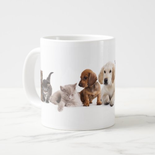 Cute Pet Panorama Jumbo Mug