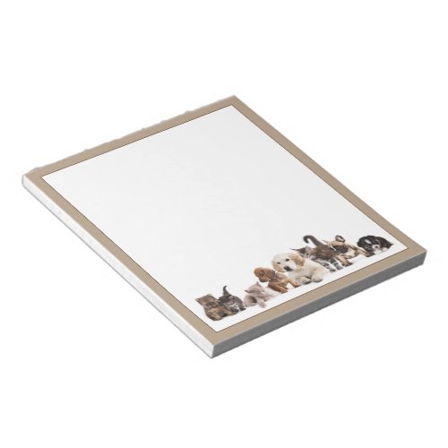 Cute Pet Panorama Small Notepad