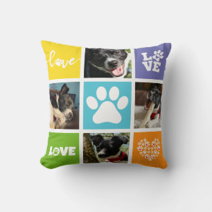 Cute Pet Parent Animal Lover's Create Your Own Throw Pillow