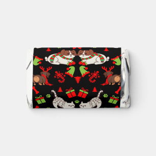 Cute Pet Patterned Christmas Gift  Hershey's Miniatures