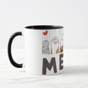 Cute Pet Paw Love Mug