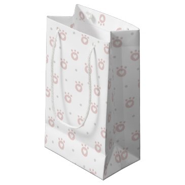 Cute Pet Paws with Hearts Gift Bag - Gift Bag
