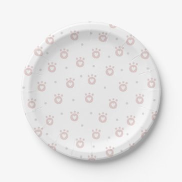 Cute Pet Paws with Hearts | Kids Paper Plates