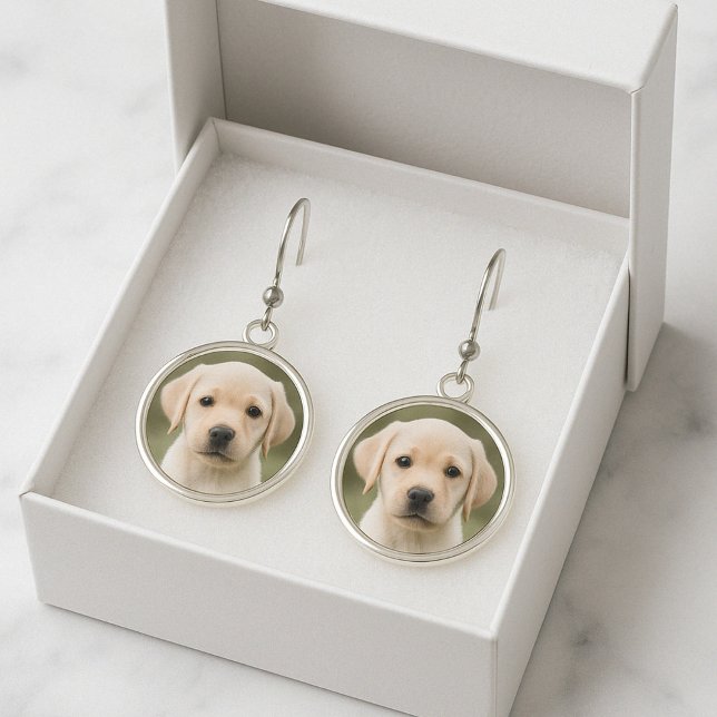 Cute Pet Photo Earrings (Creator Uploaded)