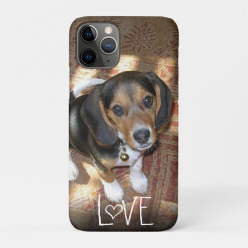 Cute Pet Photo Love Modern Dog or Cat iPhone 11 Pro Case