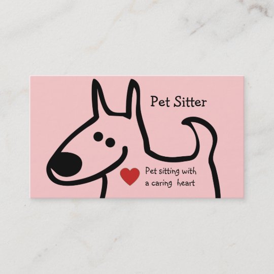 Cute Pet Sitter Business Cards | Zazzle.com