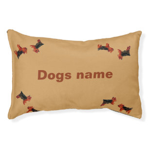 Cute Pet Terrier Dogs Custom Bed