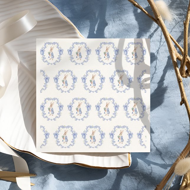 Cute Peter Rabbit Baby Shower Napkins (Creator Uploaded)