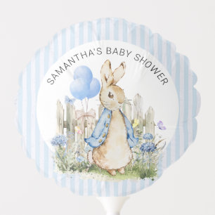 Cute Peter Rabbit Boy Baby Shower Balloon