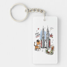 Cute Petronas Towers Kuala Lumpur Doodle Art