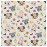 Cute Pets Animal Fabric