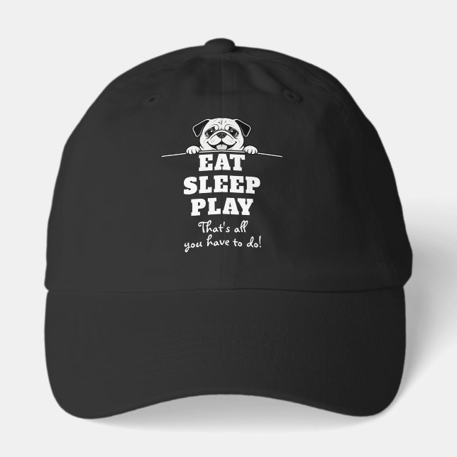 Cute Pets Minimalistic Design - Dog 2 Hat (Front)