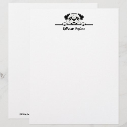 Cute Pets Minimalistic Design - Dog 2 Letterhead