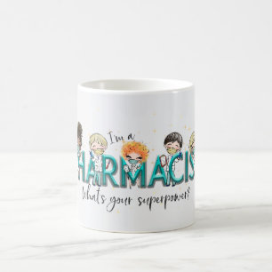 Cute Pharmacist Superpower Coffee Mug
