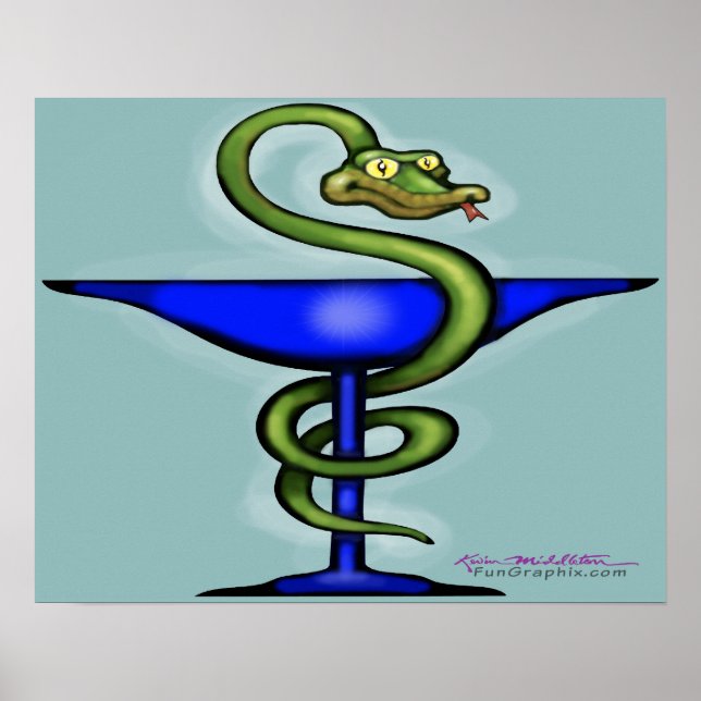 Cute Pharmacy Logo Poster (Front)