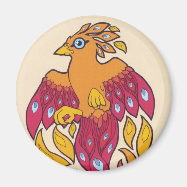 Cute Phoenix Magnet (Front)