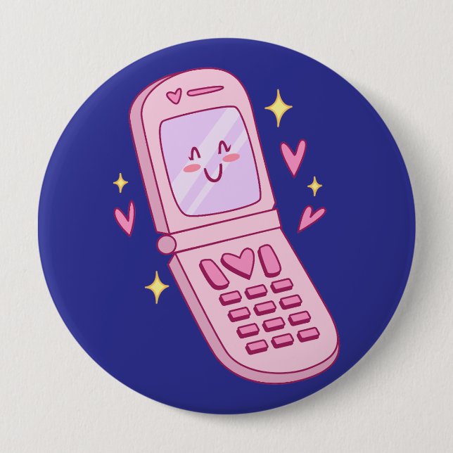Cute phone drawing button (Front)