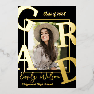 Cute Photo Class of 2025 Graduation Announcement