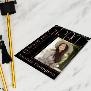 Cute Photo Class of 2025 Graduation Announcement 