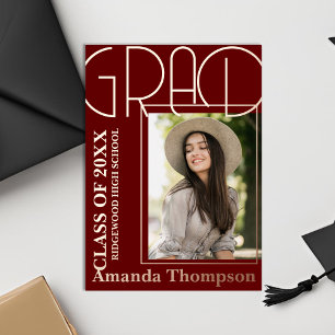Cute Photo Class of 2025 Graduation Announcement 