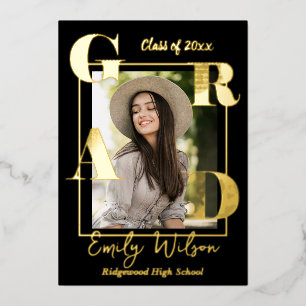 Cute Photo Class of 2025 Graduation Announcement 