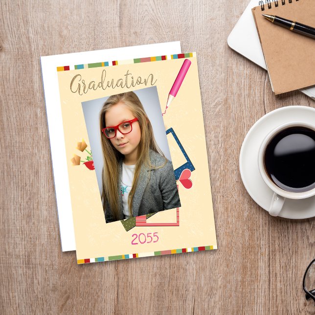 Cute Photo Middle School Graduation Thank You (Creator Uploaded)