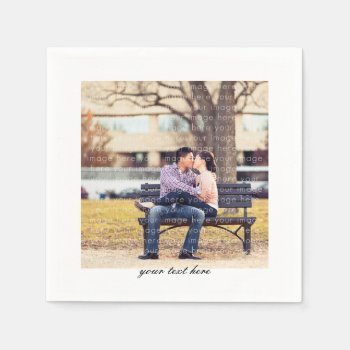 Cute Photo Party Napkin by EnduringMoments at Zazzle