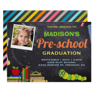 Preschool Graduation Invitations Zazzle