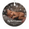 Cute Photo Snowflakes Baby First Christmas