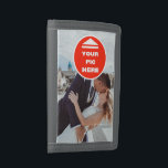Cute! Photo Wallet - Personalized - Trifold Gray<br><div class="desc">Cute! Personalized 

Add Your Image to this and 100's of product types:
https://www.zazzle.com/store/yourpichere</div>