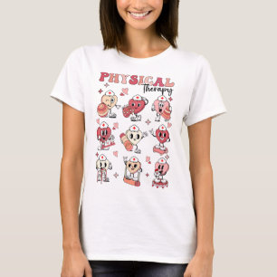 Cute Physical Therapy Valentine's Day Pt Pta Pedia T-Shirt