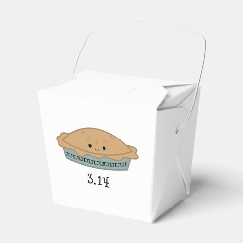 Cute Pi Day 314 Favor Boxes