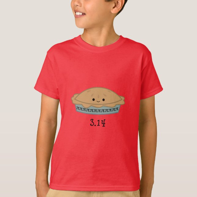 Cute Pi Day 3.14 T-Shirt (Front)