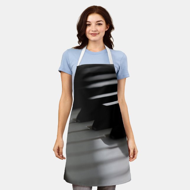 Cute Piano Apron (Worn)