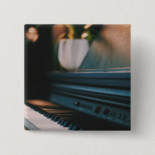 Cute Piano Artwork Button