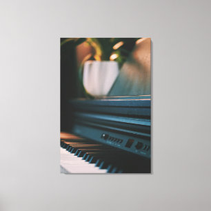 Cute Piano Artwork Canvas Print