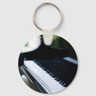 Cute Piano Artwork Keychain