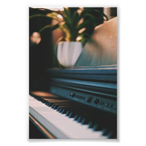 Cute Piano Artwork Photo Print