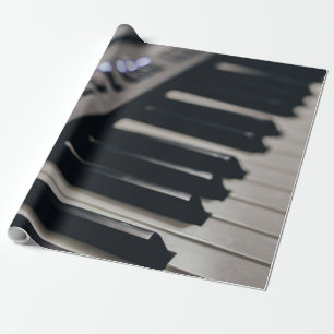 Cute Piano Design Wrapping Paper