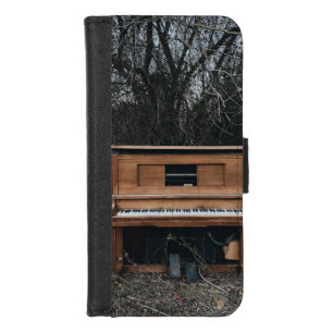 Cute Piano iPhone 8/7 Wallet Case