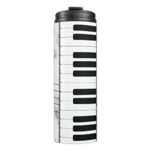 Cute Piano Keys Thermal Tumbler