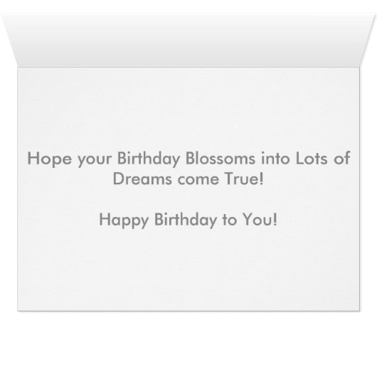 Cute Pibull Dog Happy Birthday Greeting Card (Inside Horizontal (Bottom))