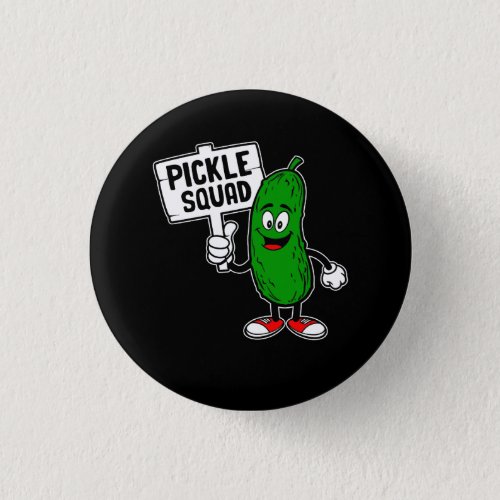 Cute Pickle Quad Sign Cucumber Pickle Lover vegeta Button