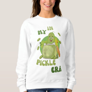 Cute pickle trendy tiktok pickle in a jar sweatshirt