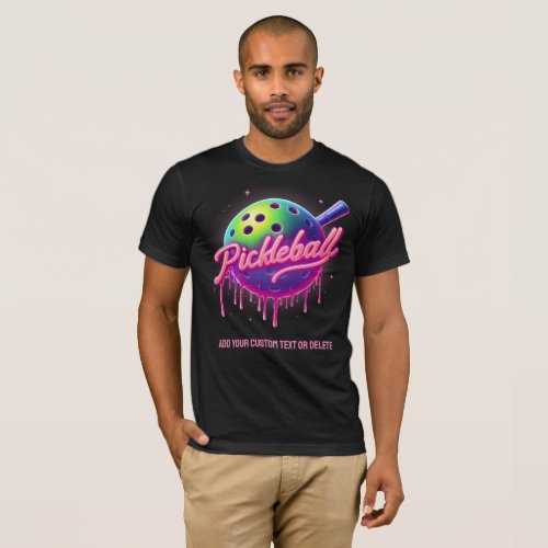 Cute Pickleball Dripping Planet For Sports Lover T_Shirt